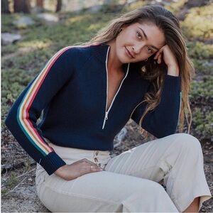 🌈Marine Layer Archive Invierno Quarter Zip Sweater - Medium
